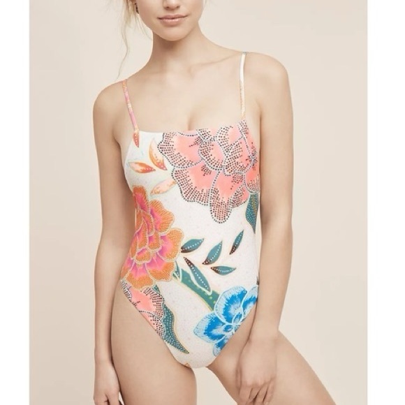 Mara Hoffman Arcadia Floral One Piece Swimsuit